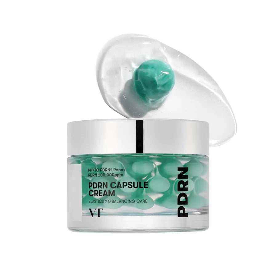 VT PDRN Capsule Cream 100 com Complexo PDRN, 10 Formas de Ácido Hialurônico e 9 Peptídeos - 50 ml
