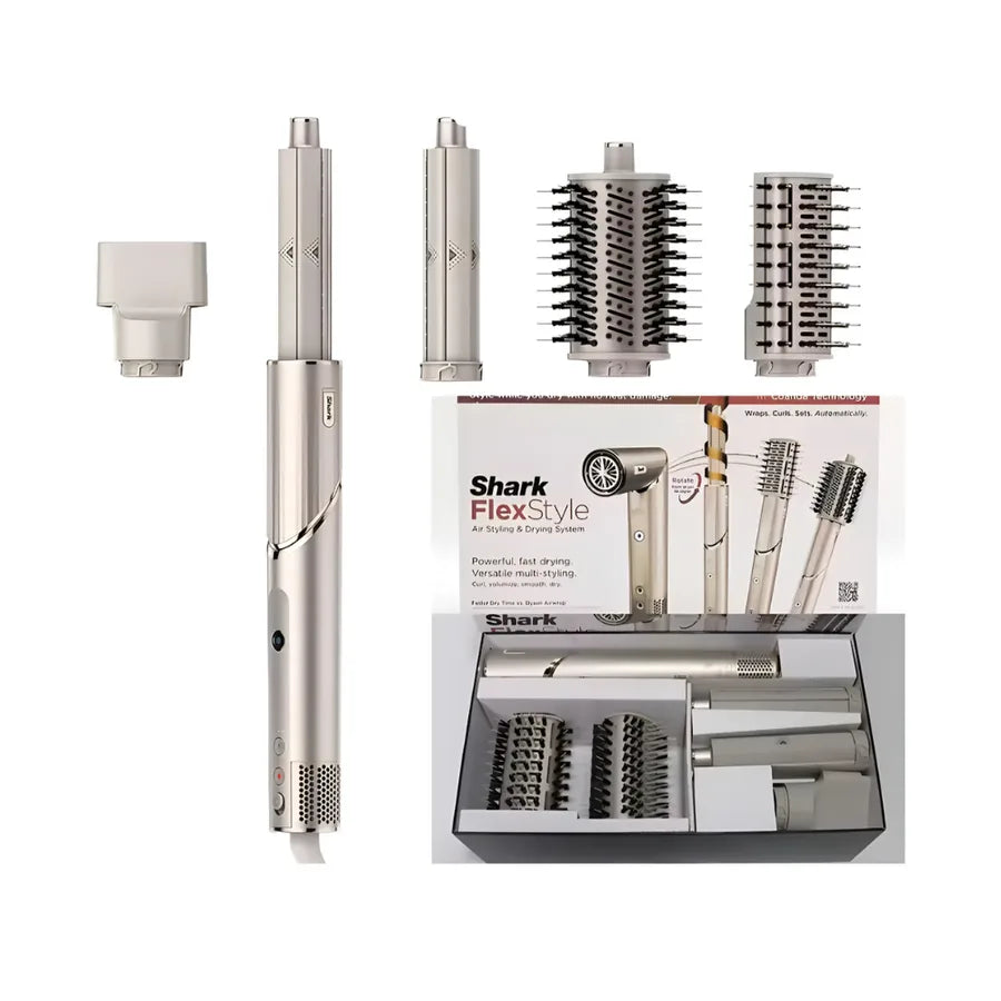 Secador e Modelador de Cabelo 5 em 1 Shark FlexStyle HD430 -  Alta Velocidade e Ion Negativo