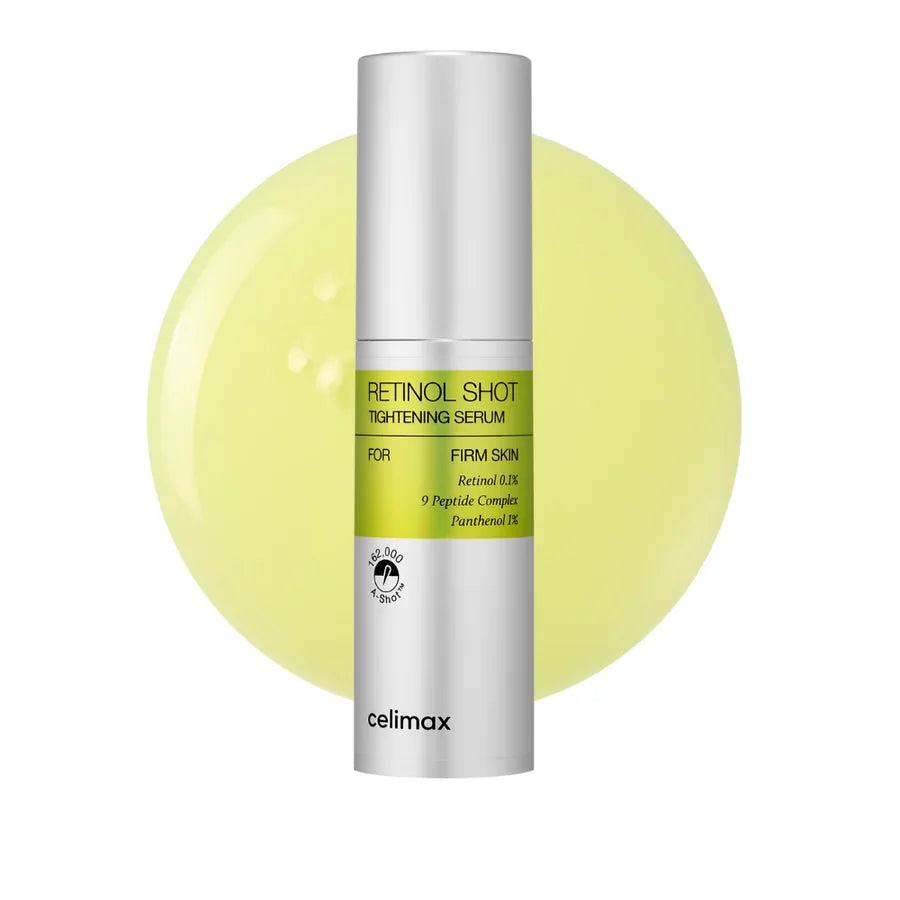 Celimax Sérum com Retinol Puro 0,1% e 9 Peptídeos para Linhas Finas, Poros Visíveis e Firmeza - 30 ml