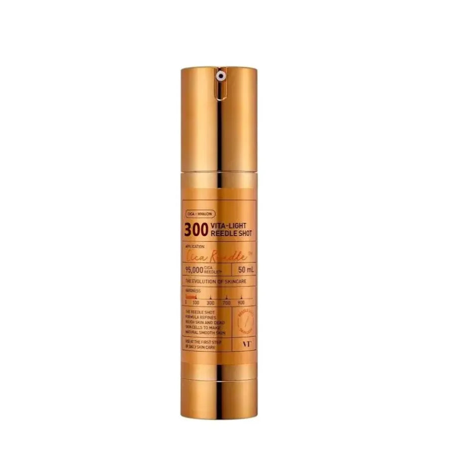 VT Vita-Light Reedle Shot 300 - Sérum Facial com Vitamina C, Niacinamida e CICA Reedle para Luminosidade e Textura…