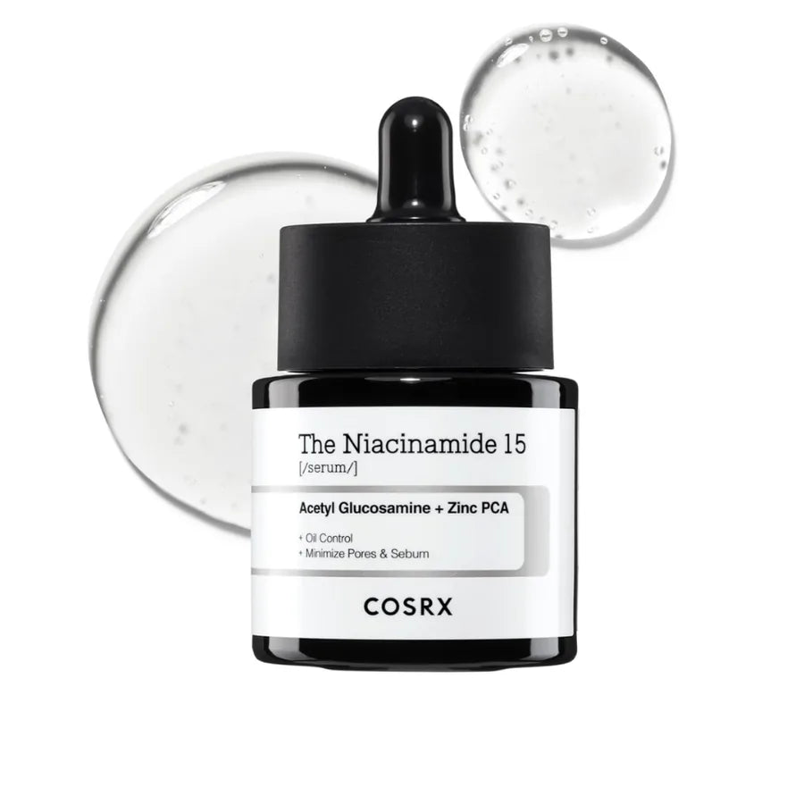 COSRX Niacinamide 15% Face Serum com Zinco 1% para Oleosidade, Poros Visíveis e Textura Irregular