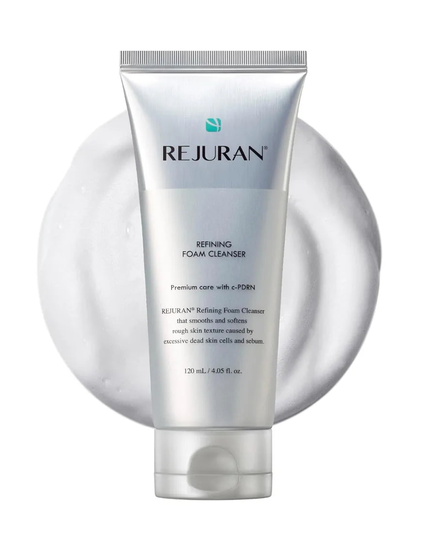 REJURAN Refining Foam Cleanser com c-PDRN, Pantenol, LHA, PHA e Ácido Hialurônico - 120 ml