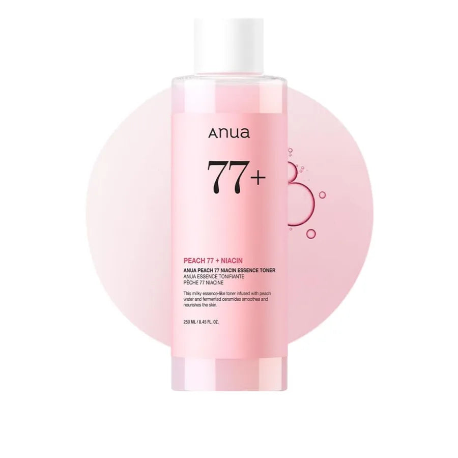 Tônico Facial com Niacinamida e Pêssego Fermentado ANUA - Iluminadora e Prolonga a Maquiagem