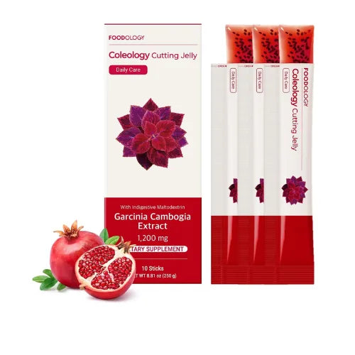 FOODOLOGY Coleology Cutting Jelly de Romã - Suplemento para Rotina de Controle Alimentar com Fibras, Chia e Garcinia…