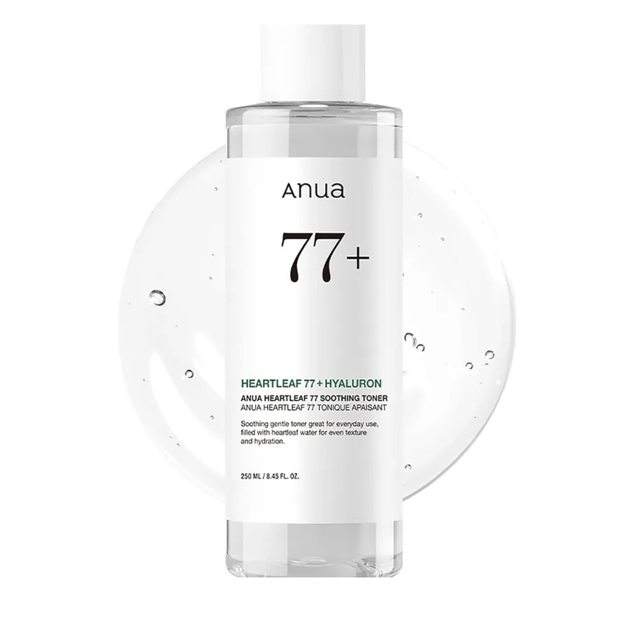 Tônico Facial ANUA Heartleaf 77% - Calmante, Hidratante  para Todos os Tipos de Pele