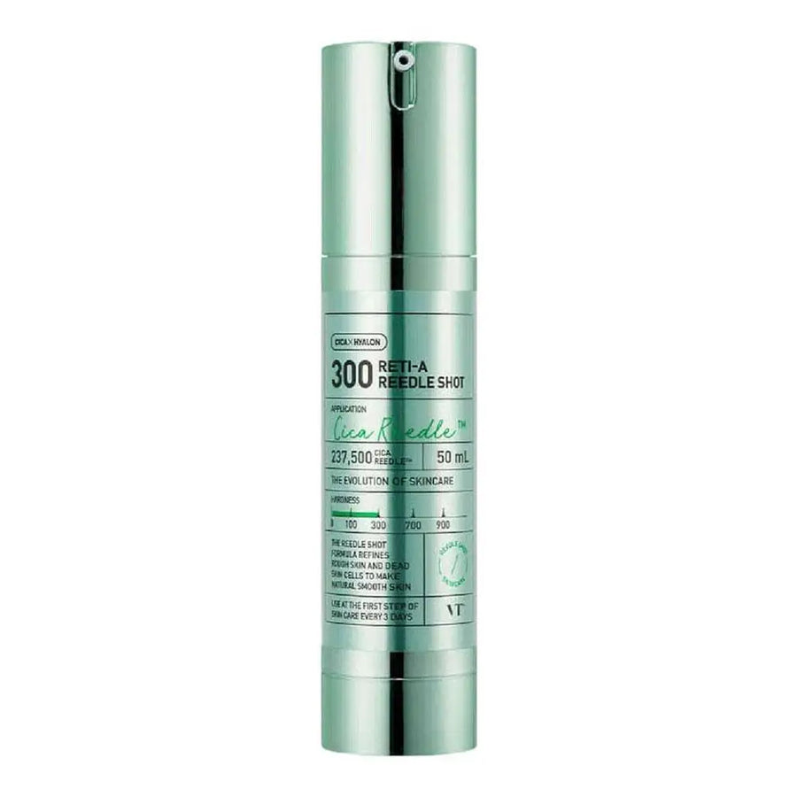 VT COSMETICS Reti-A Reedle Shot 300 com Retinol, HPR e Bakuchiol para Linhas Finas, Textura e Firmeza - 50 ml