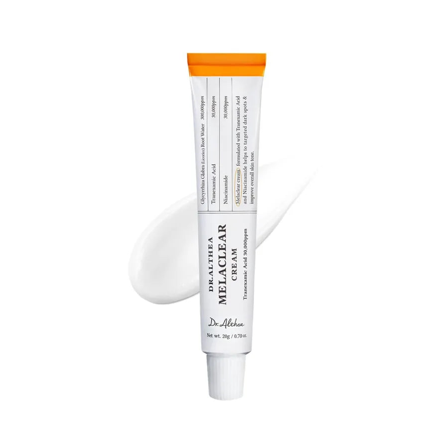 Dr. Althea Melaclear Cream com Ácido Tranexâmico, Niacinamida e Ceramida para Tom Irregular e Luminosidade - 20 g