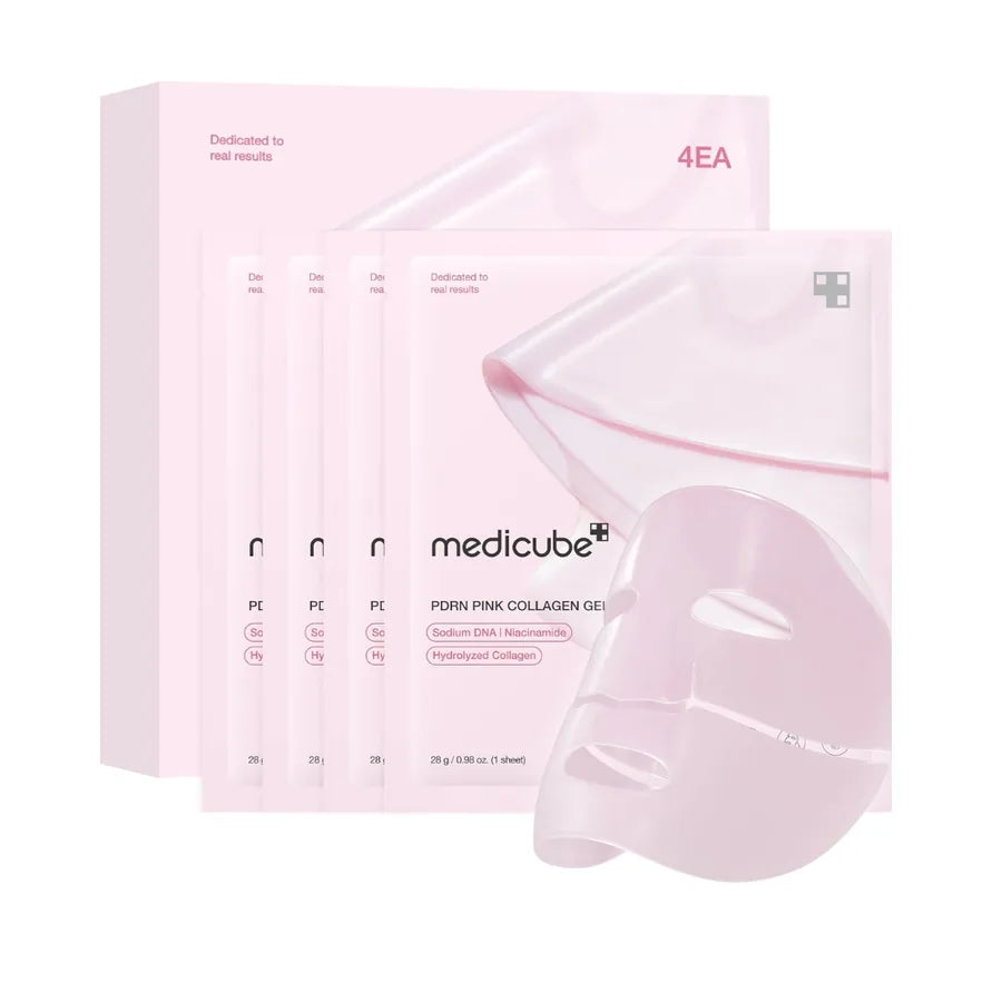 Máscara Facial Medicube com PDRN e Colágeno 4 unidades - Elasticidade e Hidratação 24h