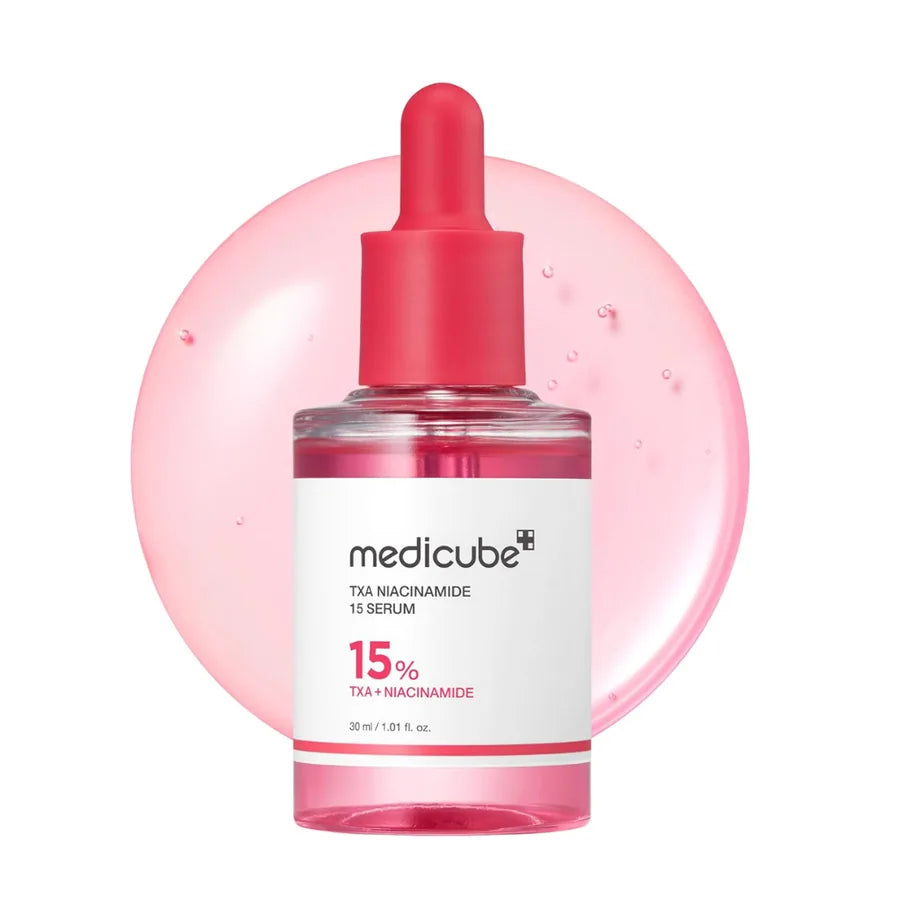 Sérum Medicube TXA 15% + Niacinamida - Clareador de Manchas, Hidratação 72h - Pele Iluminada e Uniforme