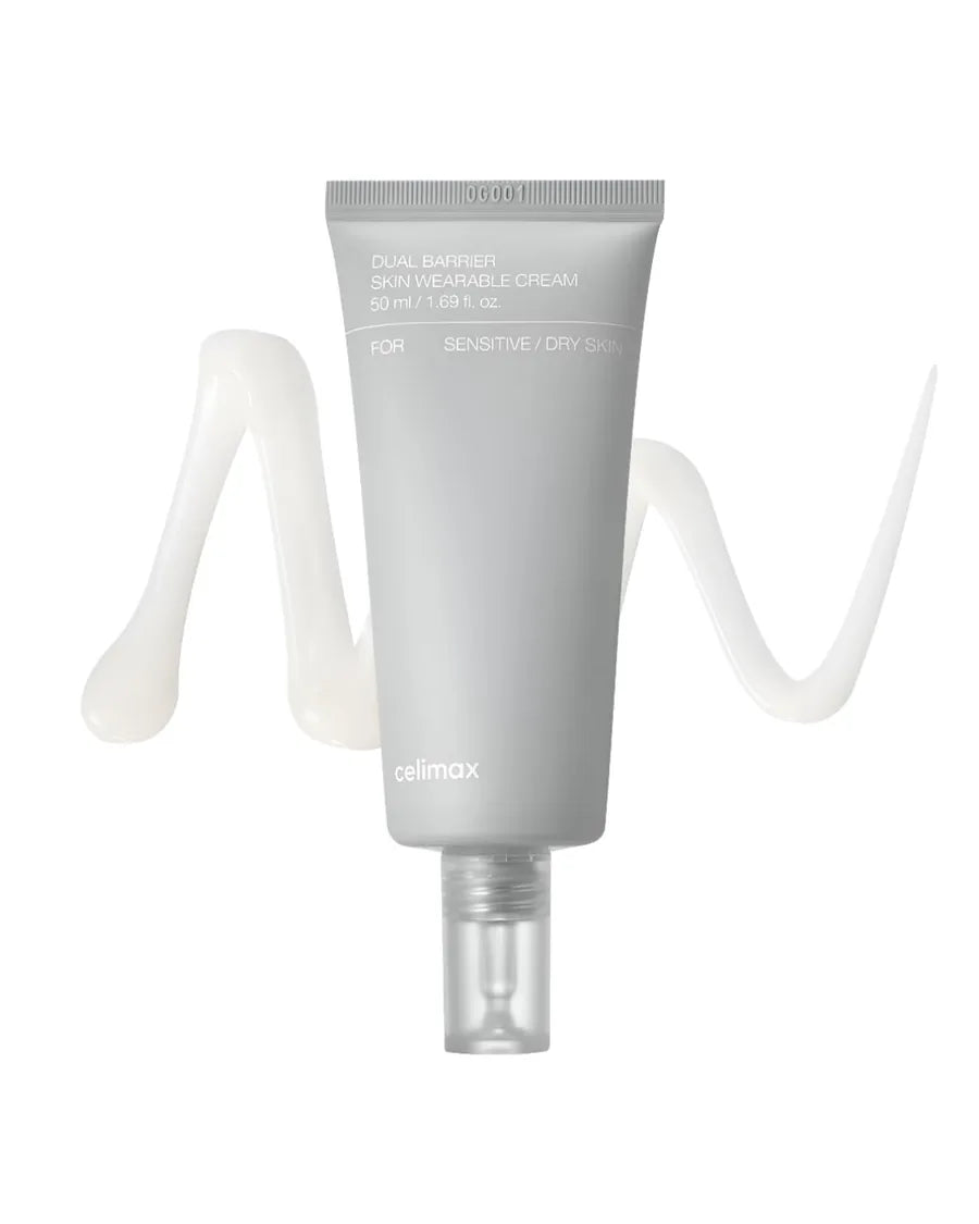 Celimax Dual Barrier Skin Wearable Cream 50ml - Creme Hidratante Facial Reparador com Ceramidas e Ácido Hialurônico