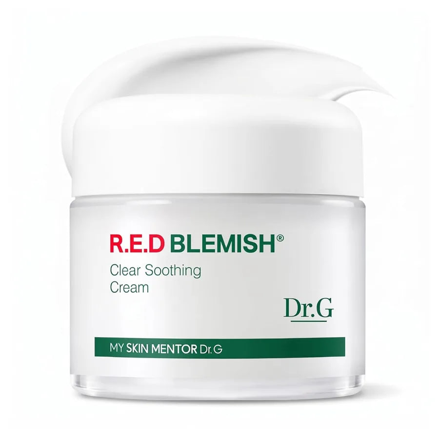 Dr G Red Blemish Hidratante Facial Calmante para Peles Sensíveis, Acneicas e Irritadas