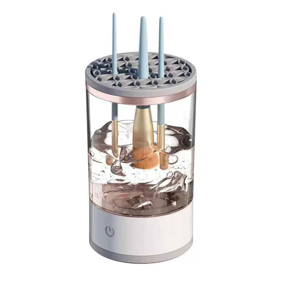 Limpador Elétrico de Pincéis e Esponjas de Maquiagem com Conexão USB