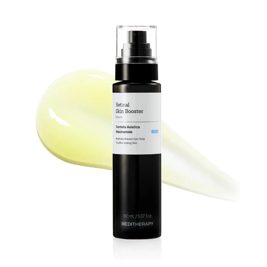 MEDITHERAPY Retinal Skin Booster Serum 150ml - Sérum Facial e Corporal para Linhas Finas, Firmeza e Clareamento