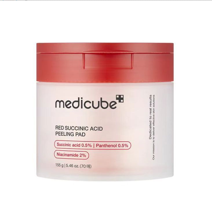 Medicube Succínico Pads Esfoliantes e Tonificantes para Pele com Tendência a Acne com Niacinamida, AHA, BHA - foto 2