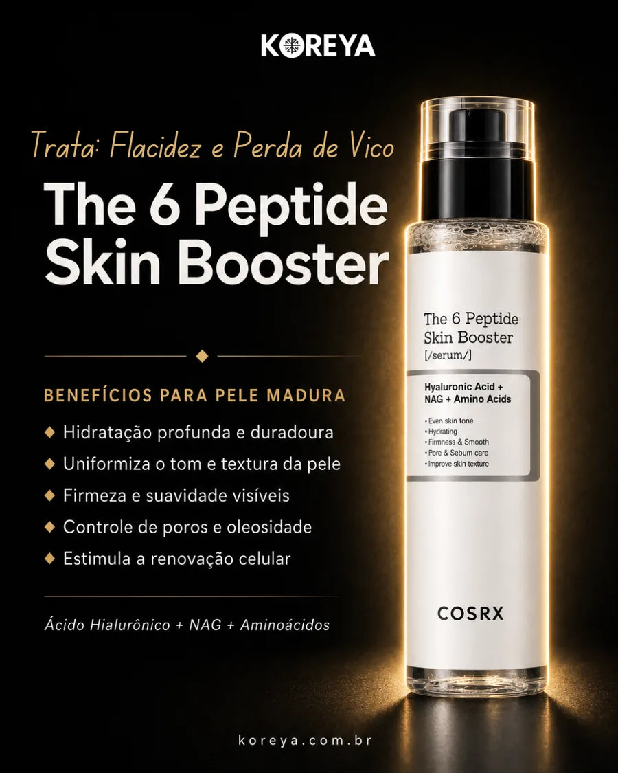 COSRX The 6 Peptide Skin Booster Serum com 6 Peptídeos, Niacinamida e Ácido Hialurônico - 150 ml - foto 2