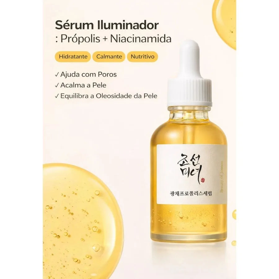 Sérum Iluminador com Própolis 60% Beauty of Joseon + Niacinamida 2% e BHA - foto 2