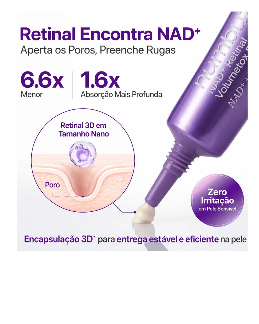 Creme para Olhos Numbuzin No.9 NAD+ Retinal Volumetox com Peptídeos e Niacinamida para Linhas Finas e Firmeza - 20 ml - foto 2