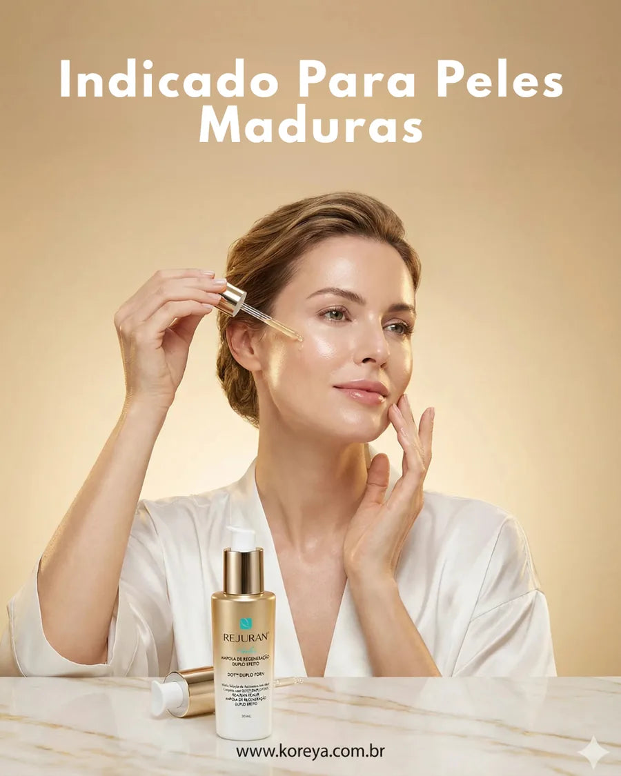 Sérum Facial Rejuran Dual Effect Ampoule Rejuvenecedor - Ideal para Pele Madura - foto 2