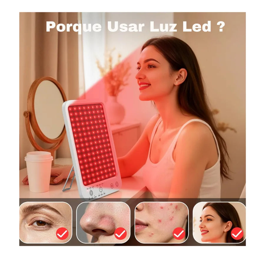 Painel de Led Terapia Astarexin -  luz led anti-inflamatória cuidados com a pele luz 660nm850nm - foto 2