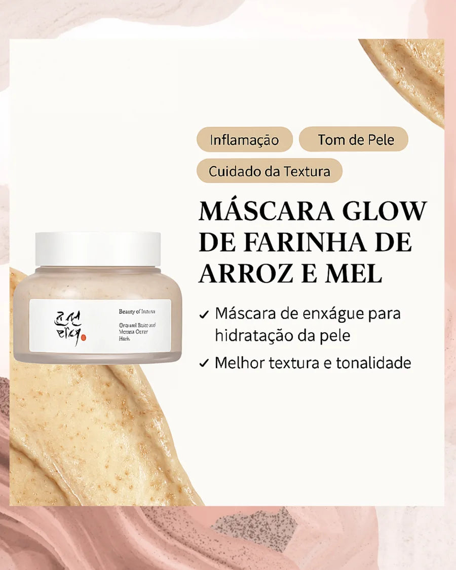 Beauty of Joseon Ground Rice and Honey Glow Mask - Máscara Facial com Arroz, Mel e Caulim para Luminosidade e Textura… - foto 2