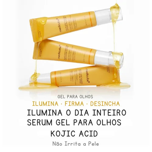 Sérum para Olhos Medicube com Ácido Kójico, Vitamina C, Retinol e Cafeína - Iluminador para Olheiras e Linhas Finas - foto 2