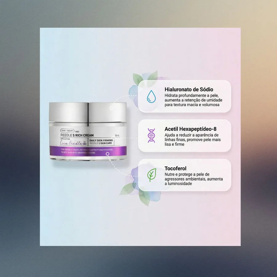 VT Reedle Shot Lifting Cream - Creme Facial com Niacinamida, Pantenol e Peptídeos para Firmeza, Hidratação e… - foto 2
