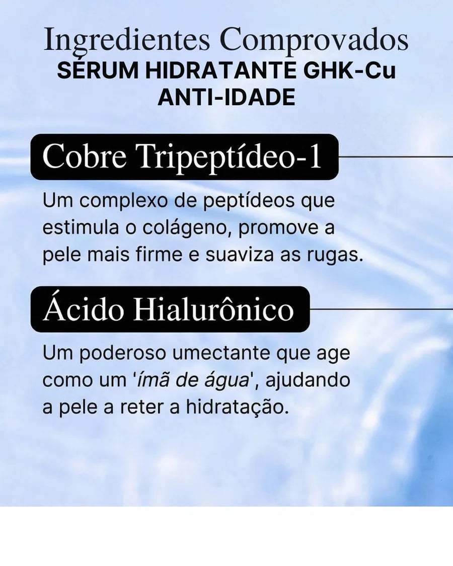 GHK-Cu Asterwood Copper Peptideo de Cobre - Serum para Firmeza, Reparação e Estímulo de Colágeno - foto 2