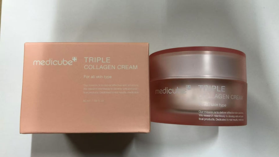 Creme Triplo Colágeno Medicube - Hidratante Firmador com Ácido Hialurônico Premium - Aumenta a Elasticidade - foto 2