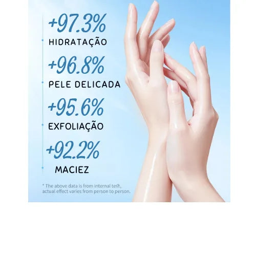 Luvas Hidratantes para Mãos com Extrato de Coco - Máscara Nutritiva, Esfoliante e Antissinais - foto 2