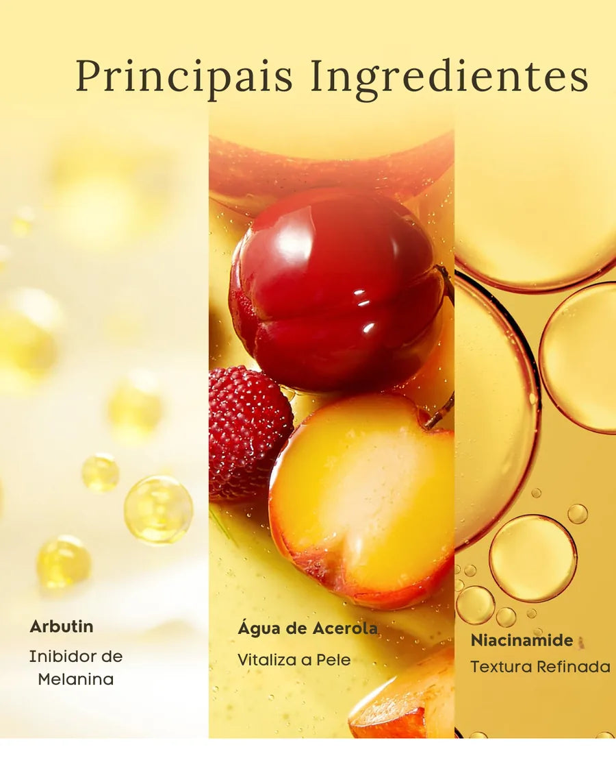 Sérum Iluminador Facial com Niacinamida 4%, TXA e Vitamina C | EQQUALBERRY para Manchas e Tom Irregular - foto 2