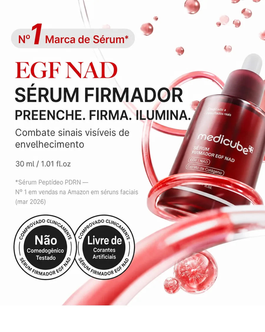 Sérum Firmador Medicube NAD+, EGF e Colágeno para Rosto e Pescoço - foto 2