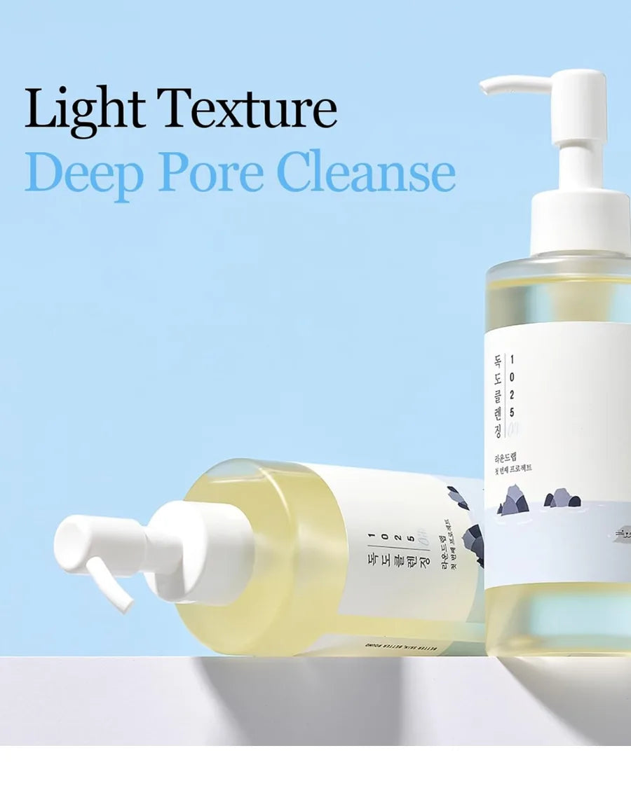 ROUND LAB Óleo de Limpeza Facial 200ml - Cleansing Oil Leve, Remove Maquiagem, Limpa Poros Enxágue Fácil - foto 2