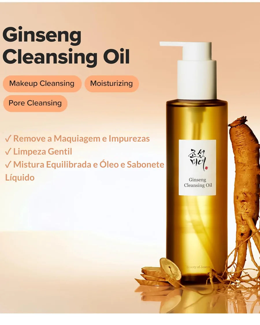 Beauty of Joseon Ginseng Cleansing Oil - Óleo de Limpeza Coreano para Maquiagem à Prova d’Água e Limpeza Profunda dos… - foto 2