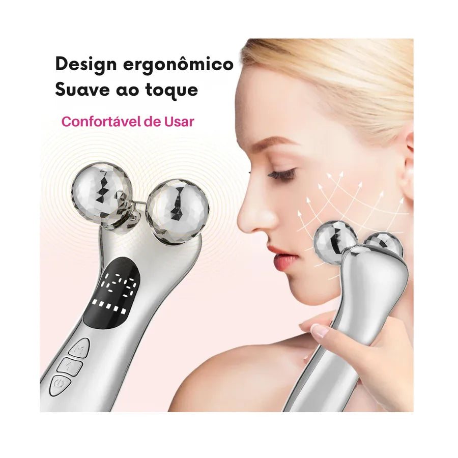 Equipamento Facial Elétrico com Microcorrente e Led - Lifting Facial e Estimulo de Colágeno - foto 2