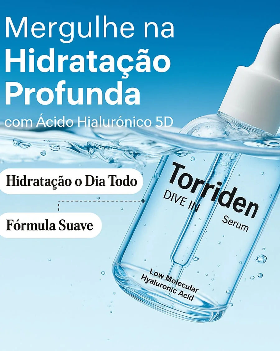 Torriden DIVE-IN Sérum com Complexo 5D de Ácido Hialurônico para Hidratação, Maciez e Luminosidade - foto 2