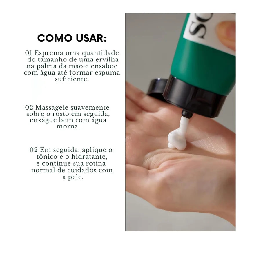 SOME BY MI Miracle Clear Foam - Sabonete Facial com AHA BHA PHA e Truecica  AntiAcne - foto 2