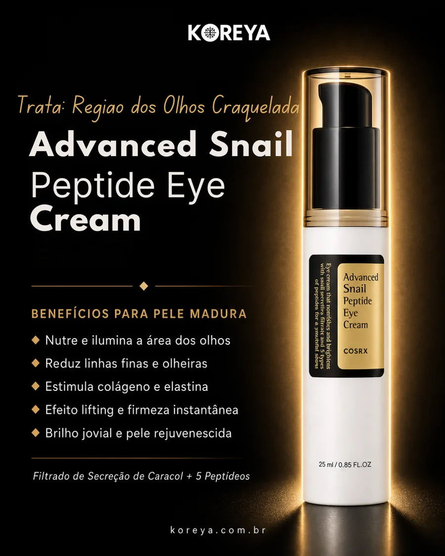 COSRX Creme para a Região dos Olhos com 5 Peptídeos, Niacinamida e Mucina de Caracol - foto 2