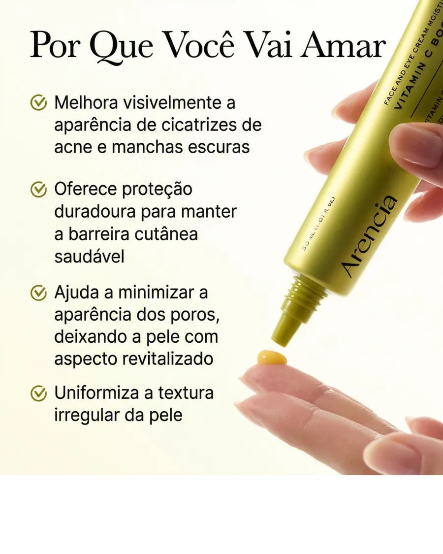 Sérum Facial Arencia Vitamina C Booster Shot - Glutationa, Niacinamida e Vitamina E para Manchas Escuras, Linhas Finas… - foto 2