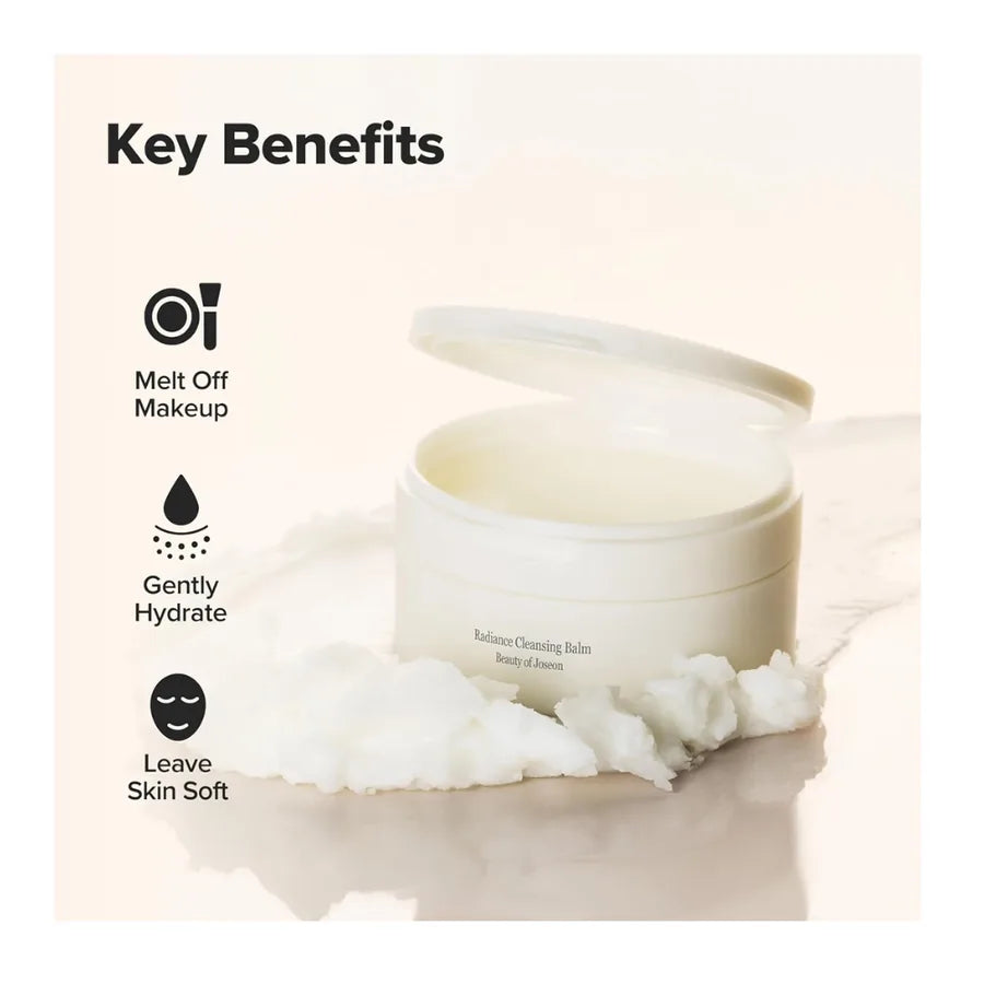 Beauty of Joseon Radiance Bálsamo de Limpeza para Remover Maquiagem e Protetor Solar, Hidratação e Dupla Limpeza - foto 2
