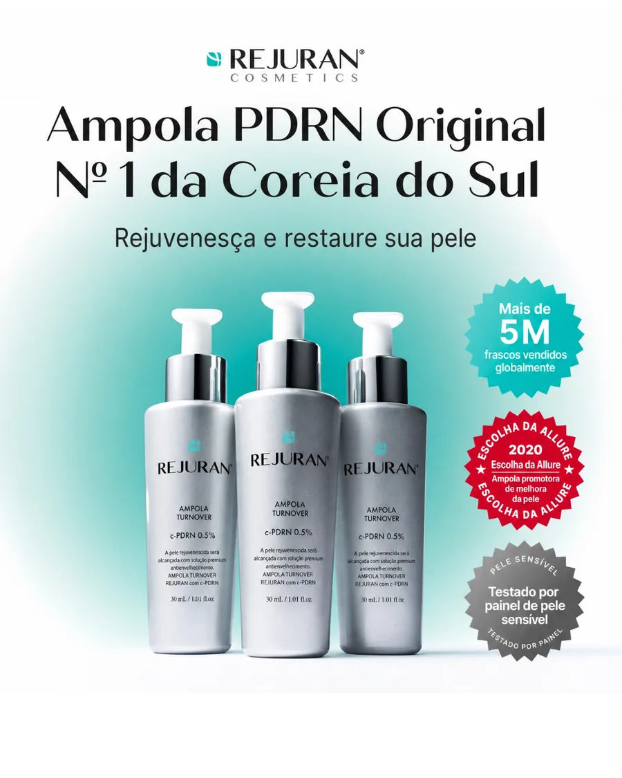 REJURAN Turnover Ampoule c-PDRN - Sérum Facial para Hidratação, Luminosidade e Textura - foto 2