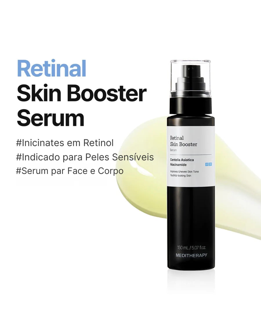 MEDITHERAPY Retinal Skin Booster Serum 150ml - Sérum Facial e Corporal para Linhas Finas, Firmeza e Clareamento - foto 2