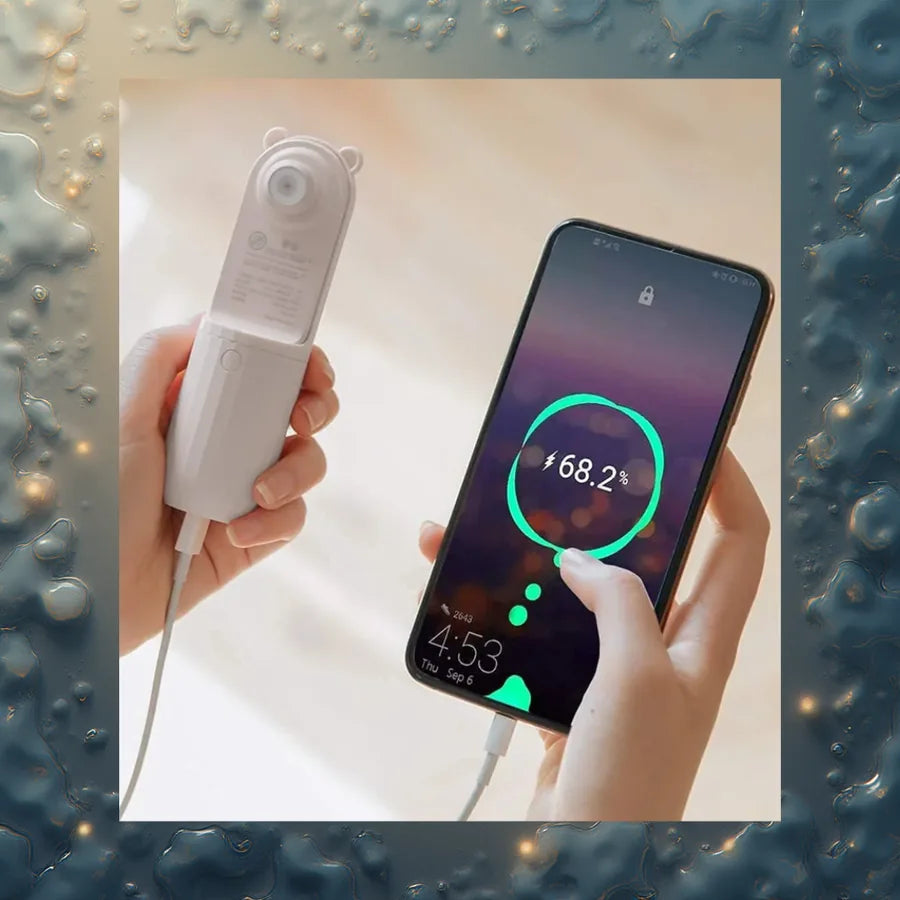 Ventilador de Bolso com Carregador USB Portátil Kantu - Refrescância em Qualquer Lugar - KYEOMI - foto 3