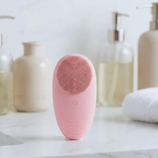 Escova de Limpeza Facial Elétrica de Silicone Jody - À Prova d’Água, Limpeza e Massageador de Poros - foto 3