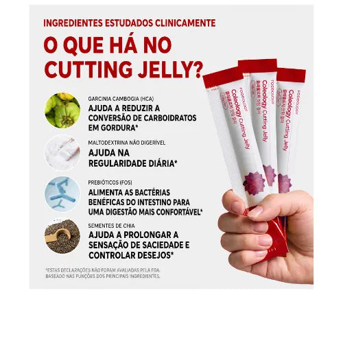 FOODOLOGY Coleology Cutting Jelly de Romã - Suplemento para Rotina de Controle Alimentar com Fibras, Chia e Garcinia… - foto 3