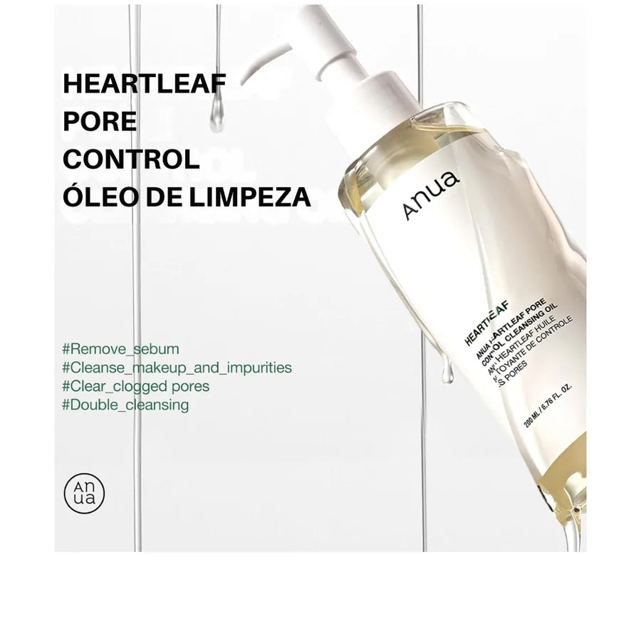 Óleo de Limpeza Facial ANUA com Heartleaf - Cleansing Oil Suave para Maquiagem, Cravos e Dupla Limpeza - foto 3