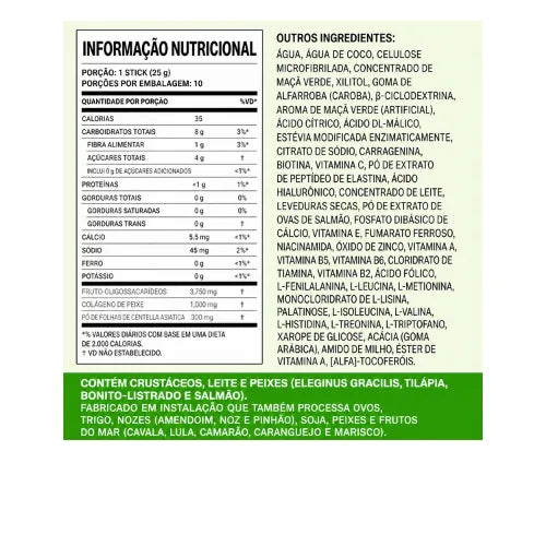FOODOLOGY Coleology Geleia de Centella com Colágeno, PDRN, Biotina e Ácido Hialurônico - Maçã Verde, 10 Sachês - foto 3