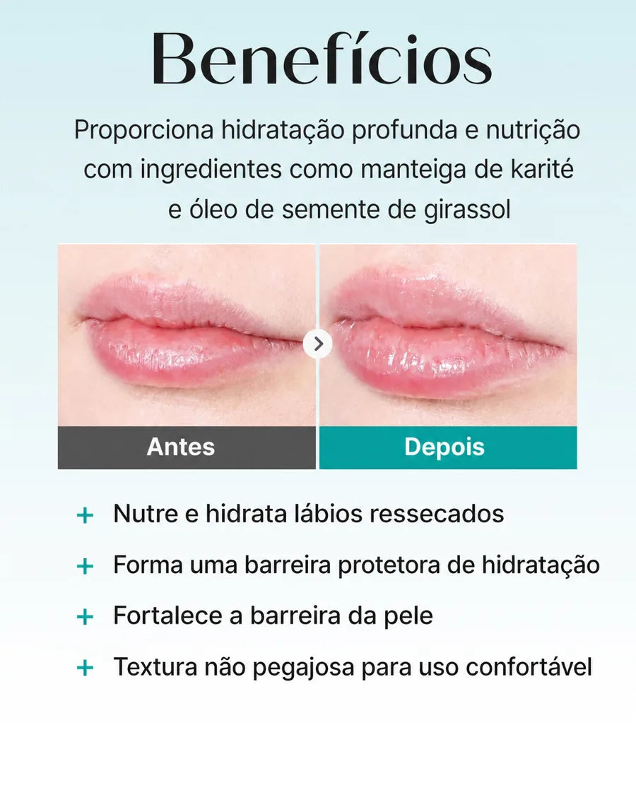 Bálsamo Labial Hidratante para Lábios Secos e Rachados com c-PDRN® | REJURAN® Hidratação e Volume - foto 3
