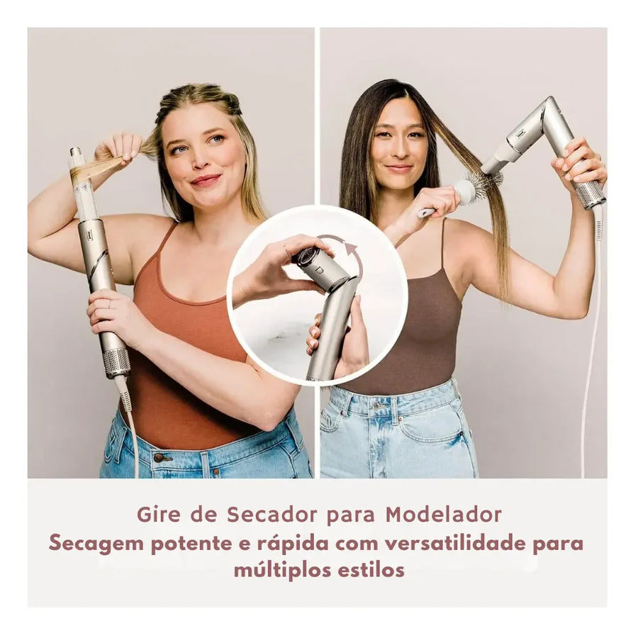 Secador e Modelador de Cabelo 5 em 1 Shark FlexStyle HD430 -  Alta Velocidade e Ion Negativo - foto 3