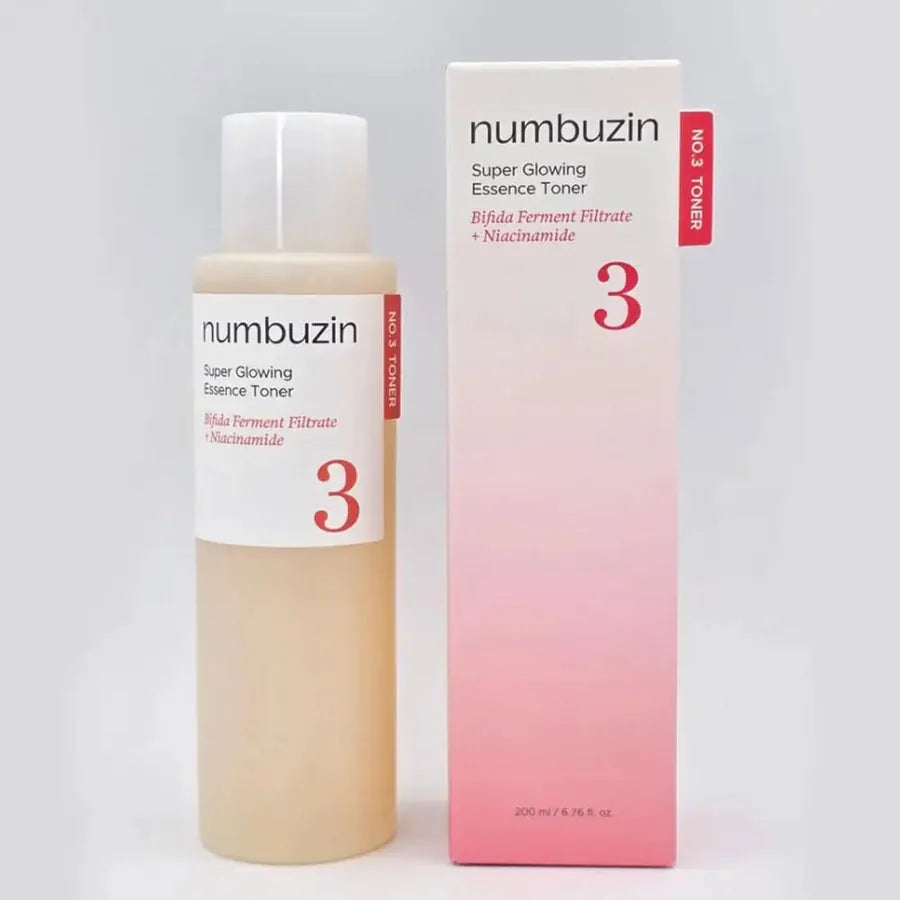 Numbuzin No.3 Super Glowing Essence Toner - Tônico de Essência Fermentada para Brilho e Textura Uniforme ✨ - foto 3