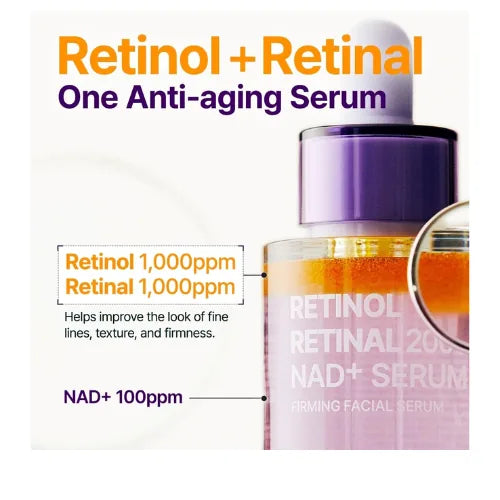 PURITO Retinol + Retinal com NAD+ 30ml - Sérum Antienvelhecimento para Rugas, Linhas Finas, Firmeza e Elasticidade - foto 4
